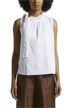 PESERICO SIGN Topp, Dam, M, Bomull, Ren bomull voile topp