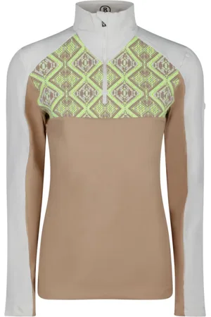Bogner Topp, Dam, S, Beige och vit Elvira första lagret