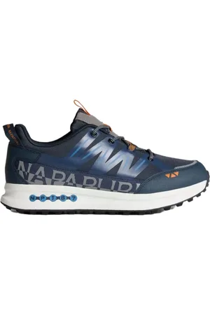 Napapijri Skor, Herr, 43 EU, Läder, Urban Sneakers i Slate Läder/Nylon