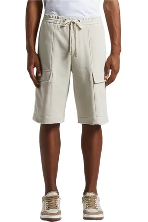 PESERICO SIGN Shorts, Herr, S, Bomull, Ren bomull fransk terry fleece Bermuda shorts
