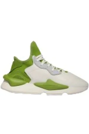 Y-3 Skor, Herr, 40 EU, Kaiwa Sneakers Vit/Grön