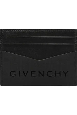 Givenchy Accessoarer, Herr, ONE Size, Läder, Svart Korthållare med 4G Motiv
