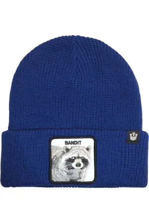 Goorin Bros. Accessoarer, Dam, ONE Size, Animal Farm Beanie Mössa Blå Unisex