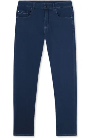 Paul & Shark Jeans, Herr, XL, Bomull, Stretch Denim Jeans i Giza Bomull