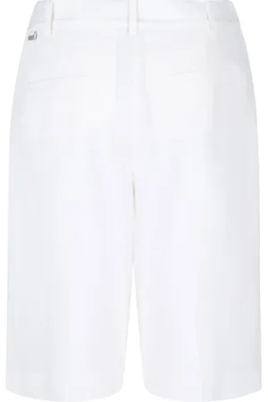 Calvin Klein Shorts, Dam, S, Vita Shorts med Bältesöglor