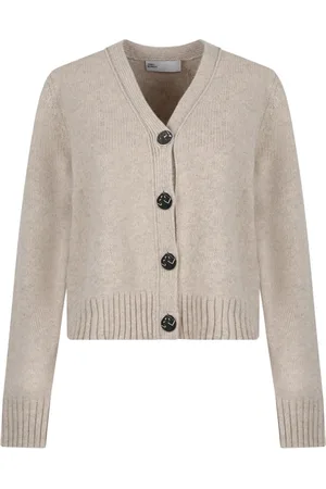 Tory Burch Stickade tröjor & koftor, Dam, M, V-Neck Cardigan Sweaters