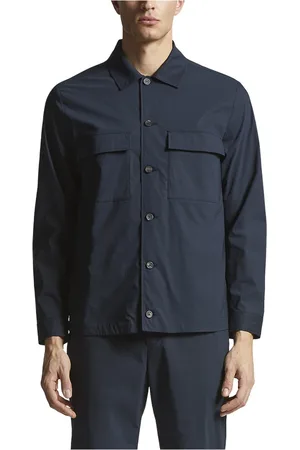 PESERICO SIGN Jacka, Herr, S, Bomull, Stretch bomull lättvikts canvas overshirt