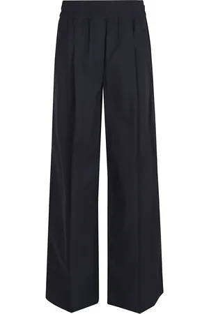 Brunello Cucinelli Byxor, Dam, S, Bomull, Blå Byxor för Kvinnor Ss25