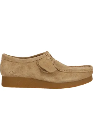 Clarks Skor, Dam, 37 EU, Läder, Bruna Fritidssneakers för Kvinnor