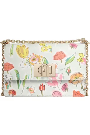 Furla Väska, Dam, ONE Size, Läder, Blommig Mini Axelväska