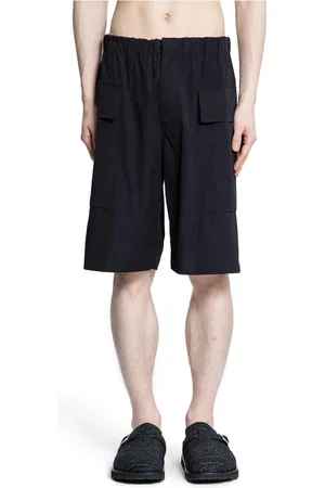 Jil Sander Shorts, Herr, M, Bomull, Svart Bomull Cargo Byxor