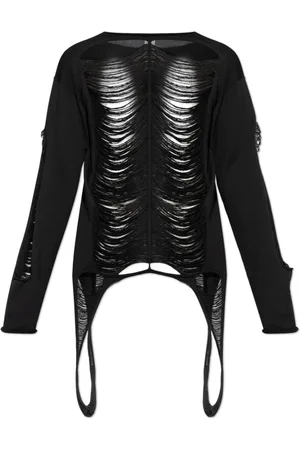 Rick Owens Stickade tröjor & koftor, Herr, S, Ulltröja LS