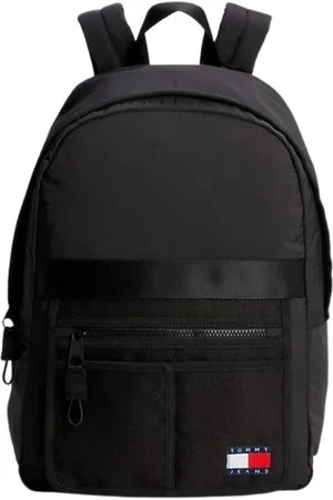 Tommy Hilfiger Väska, Herr, ONE Size, Nylon, Minimalistisk Mission Ryggsäck i Svart Nylon