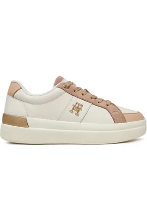 Tommy Hilfiger Skor, Dam, 39 EU, Läder, Blush Sports Sneakers