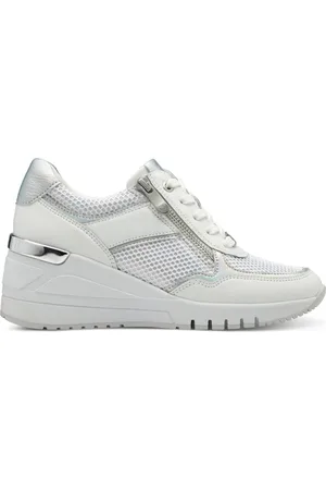 Marco Tozzi Skor, Dam, 37 EU, Vita Sneakers för Kvinnor