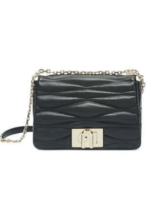 Furla Väska, Dam, ONE Size, Läder, Svart Liten Axelväska 1927