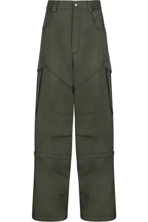 OFF-WHITE Byxor, Herr, M, Bomull, Gröna cargobyxor