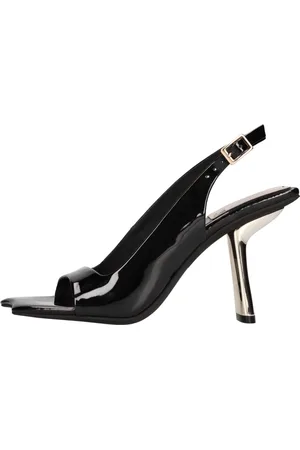 Jeffrey Campbell Skor, Dam, 38 EU, Läder, Sandaler Svart