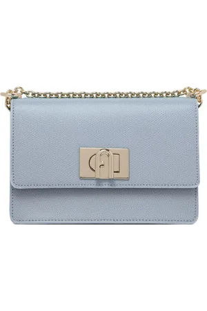 Furla Väska, Dam, ONE Size, Läder, Ljusblå Läder Axelväska