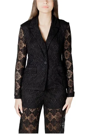JACQUELINE DE YONG Jacka, Dam, S, Polyester, Svart V-Neck Blazer Set