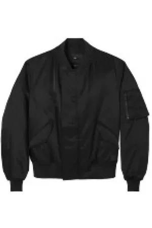Y-3 Jacka, Herr, M, Svart Bomberjacka med Elastiska Handleder