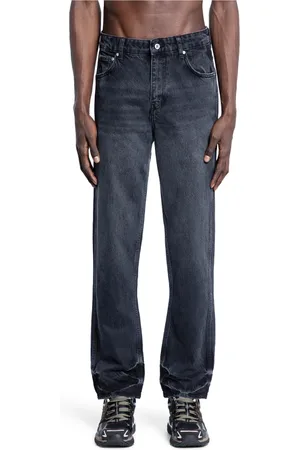 Represent Jeans, Herr, W31, Denim, Svarttvättad Denim Straight Leg Jeans