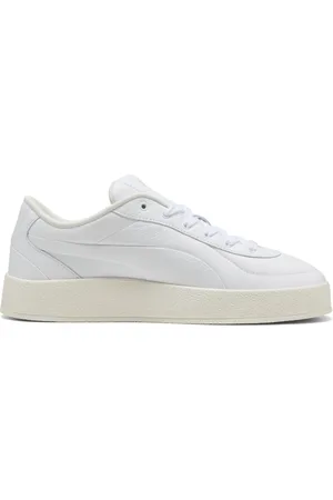 PUMA Skor, Dam, 39 EU, Läder, Vita Luxe Sneakers för Kvinnor