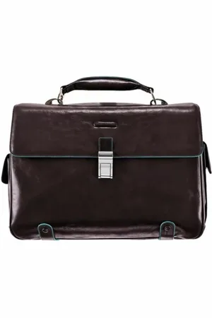 Piquadro Väska, Herr, ONE Size, Läder, Brun Laptop Axelväska Organizer