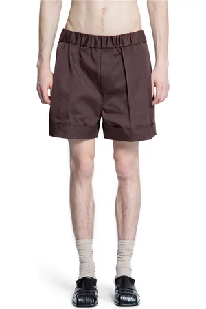 Recto Shorts, Herr, XL, Polyester, Brun Twill Rull-Up Shorts