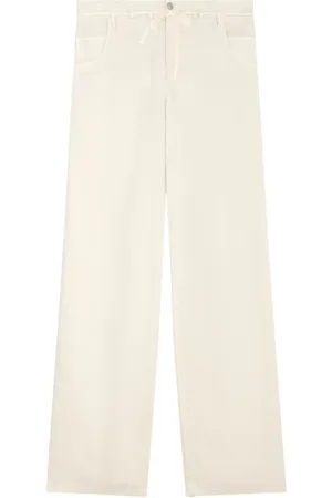 Isabel Marant Byxor, Dam, M, Ecru Jordy Byxor