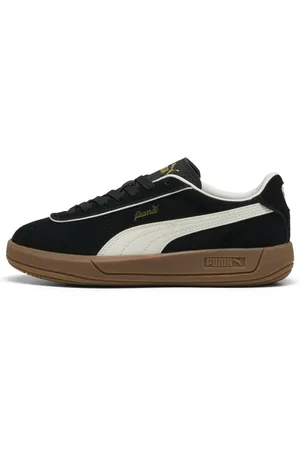 PUMA Skor, Dam, 38 EU, Läder, Svarta Damklubb Sneakers