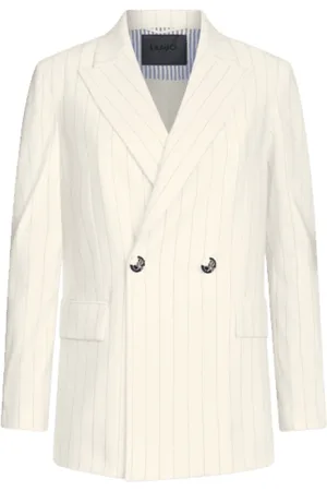 Liu Jo Jacka, Dam, S, Dubbelknäppt pinstripad kavaj