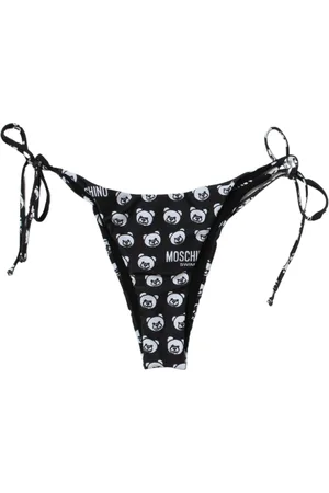 Moschino Badkläder, Dam, L, Läder, Teddybjörntryck Bikiniunderdel