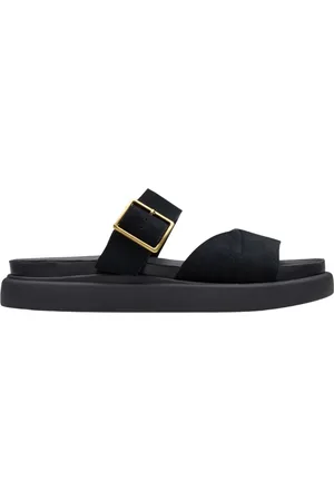 Clarks Skor, Dam, 39 EU, Svart Mul Sandal