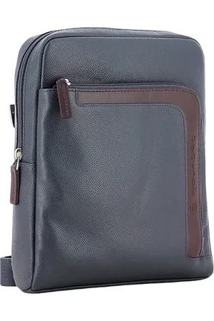 Piquadro Väska, Herr, ONE Size, Läder, Blå Herr Axelpåse Organisatör