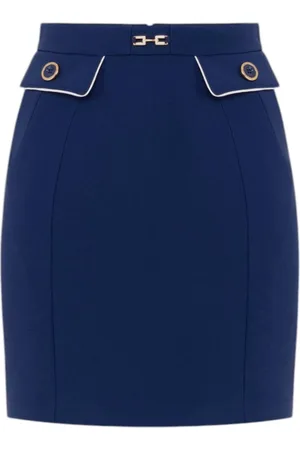 Elisabetta Franchi Kjol, Dam, L, Polyester, Stiligt %Pl%Ea Modeprodukt