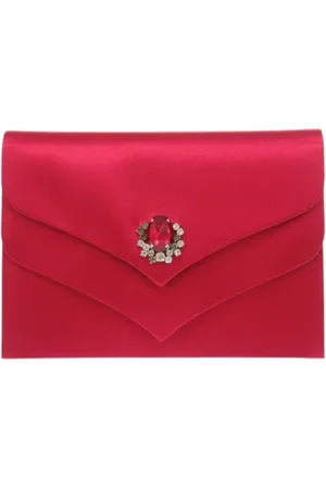 Saint Laurent Pre-owned, Dam, ONE Size, Pre-owned Satin kuvertvskor