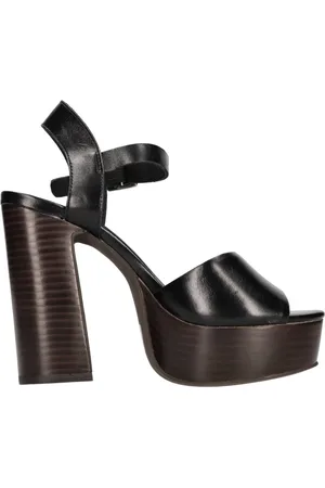 Jeffrey Campbell Skor, Dam, 36 EU, Läder, Sandaler Svart