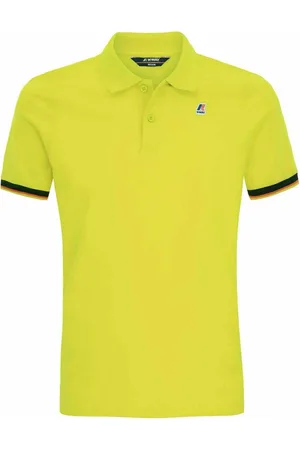 K-Way Topp, Herr, S, Bomull, Kontrast Slim Fit Kortärmad Polo