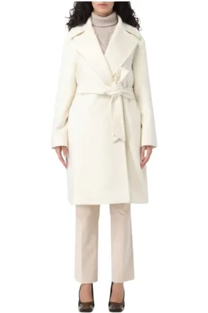 Max Mara Kappa, Dam, S, Ullkappa med knytskärp