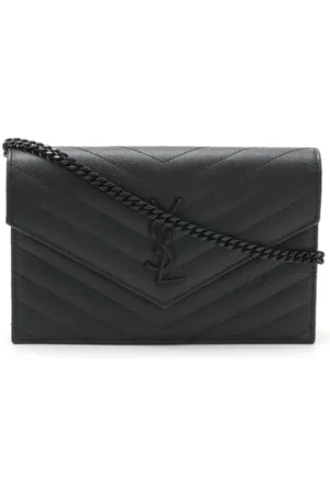 Saint Laurent Pre-owned, Dam, ONE Size, Pre-owned Laeder axelremsvskor