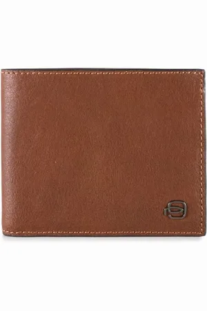 Piquadro Accessoarer, Herr, ONE Size, Läder, Läderbrun plånbok med kortplatser