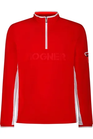 Bogner Topp, Herr, M, Röd Fleece Gilbert Tröja