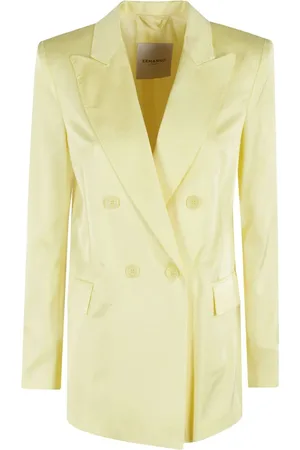 ERMANNO SCERVINO Jacka, Dam, 2Xs, Gul & Orange Jacka