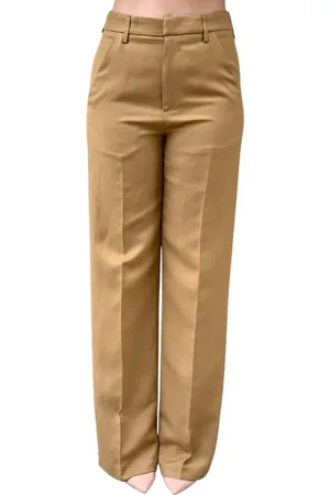 Dondup Byxor, Dam, W25, Elegant Linen Blend Fashion Style