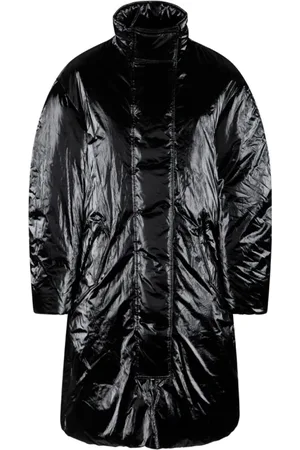 Isabel Marant Kappa, Dam, S, Svart Blank Vadderad Kappa
