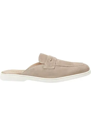 PESERICO SIGN Skor, Herr, 43 EU, Mocka, Äkta mocka sabot loafers