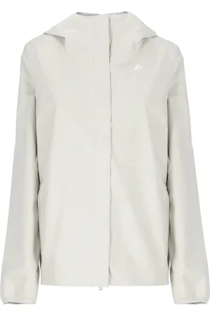 K-Way Jacka, Dam, XS, Polyester, Vattentät Huva Jacka med Logotyp