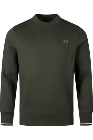 Fred Perry Sweatshirts & Hoodies, Herr, XL, Ikonisk Laurel Crown Sweatshirt