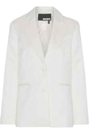 ROTATE Jacka, Dam, M, Delicate Twill Blazer i Egret